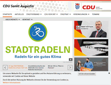Tablet Screenshot of cdu-sankt-augustin.de
